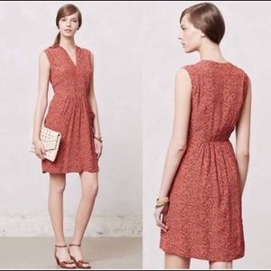 Anthropologie Lil First Blush Dress
